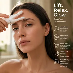 Rabbit Ear Gua Sha Tool for Face & Scalp – 6-in-1 Facial Massager for Jawline, Lymphatic Drainage, De-Puffing & Tension Relief – Durable Resin Beauty Tool for Skincare & Self Care