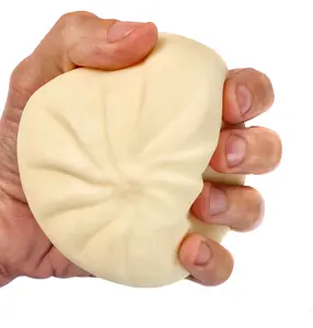 VIRAL Large Squishy Dumpling in Steamer Basket with Lid STIM Toys Food Squishies for Dim Sum Lovers 4 Inch Ages 4-99 Years Old