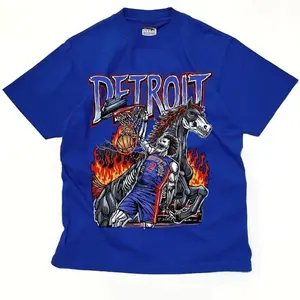 Detroit Basketball T-Shirt, Piston Heavyweight Tee, Vintage Unisex Crewneck for Sports Fans, Trending Streetwear Essential Graphic Tee