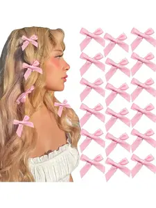 Cute Bowknot Design Hair Clips, Hairpin, Fashionable Hair Accessories for Women & Girls, Minimalist Headwear Suitable for Thick Hair