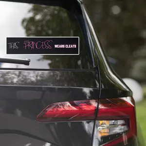 This Princess Wears Cleats | Softball | Soccer | Sticker Decal