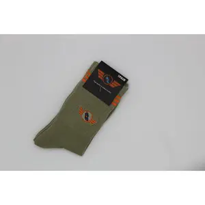 Olive Captain Comeback Medium Length Socks(2.0)