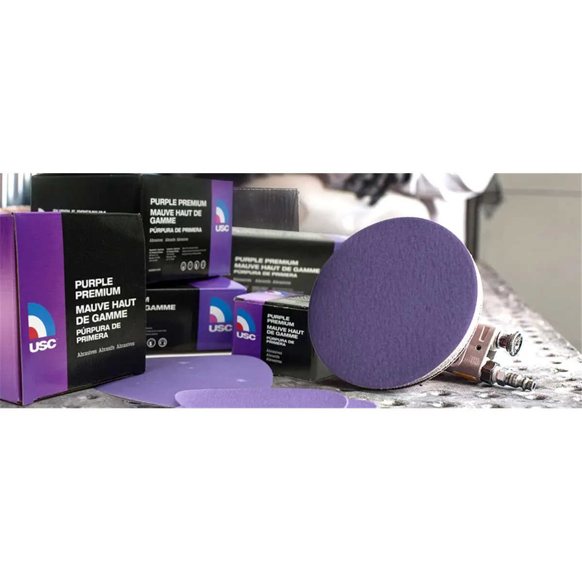 212 MAIN Heavy Duty Cloth Hook-and-Eye Film-Back Discs with Vacuum Holes, Reptile & Amphibian Cleaning Tool, USC-991410 by U.S. Chemical & Plastics, 180 Grit, 6 in. Dia.