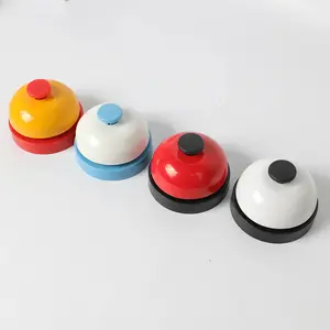 1PC Metal Buzzer Bell – Hand-Press Game Answer Bell, Desk Toy for Quiz Games, Contests, Fun for Games, Pet Training, Restaurants, and Service Counter Use