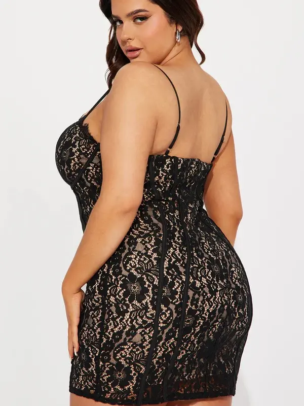 mini black dress with lace - TikTok Shop