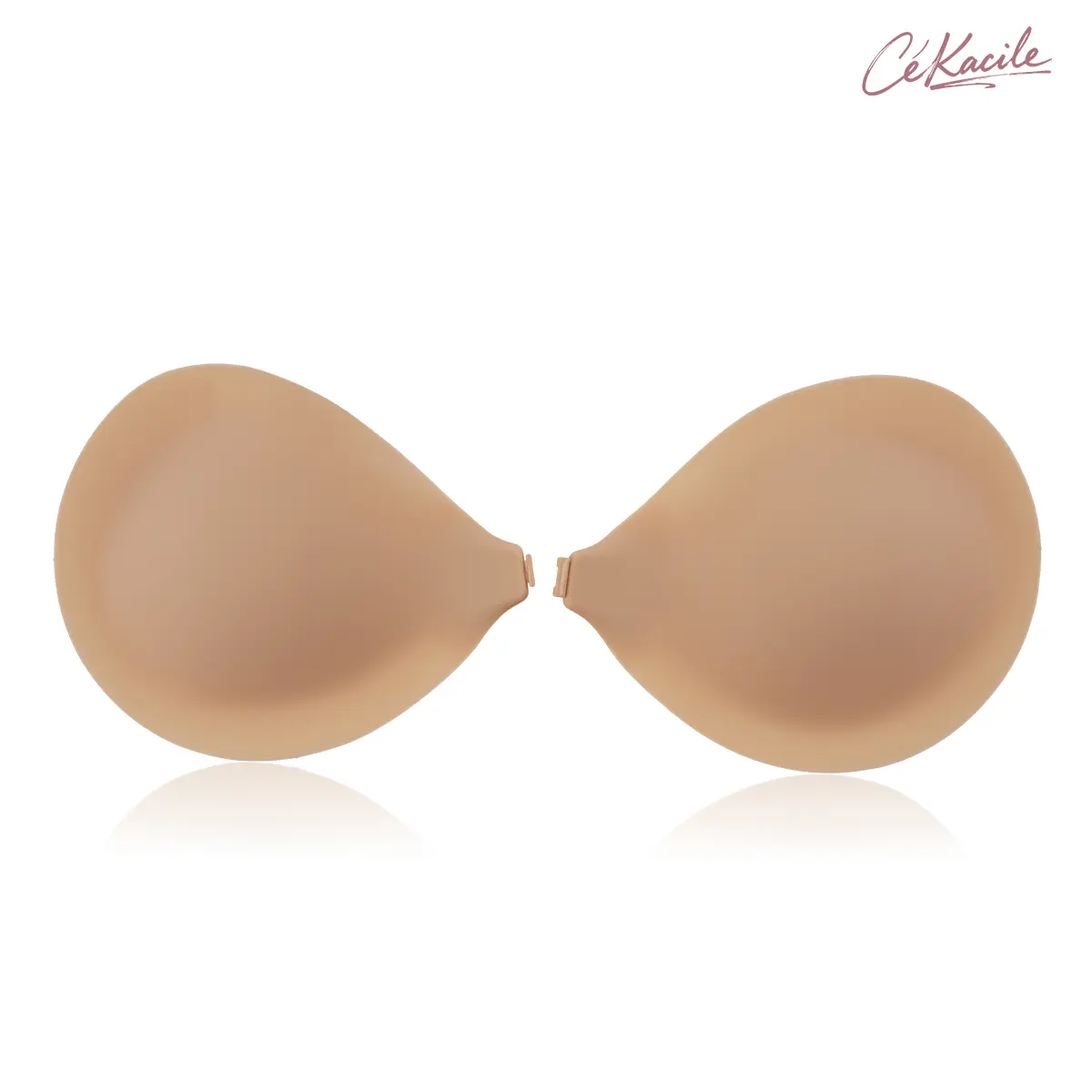 Cékacile Adhesive Bra Strapless Sticky Invisible Silicone Bra for Backless Dress with breath Covers, Comfort Gift for her, girls accessories,womenswear, lady underswear, Outdoorfun push