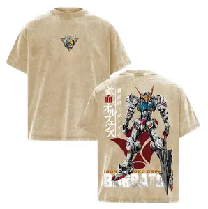 Gundam RX-78-2 Mecha Anime Graphic T-Shirt, Retro Vintage Washed Oversized Soft Cotton Tee, Unisex Streetwear Top, Classic Robot Design Shirt for Anime Fans & Collectors (S–XXXL)