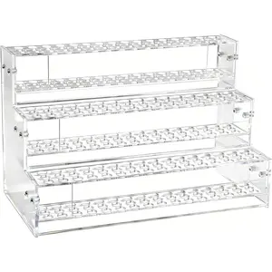 144-Slots Pen Holder for Craft Shows,3-Tier  Pen Display Stand Holders for Vendors,12mm Beadable Pens Display Beaded Pens Organizer  Brush Storage Makeup Brush Rack for School Essentials