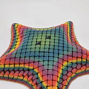 Chubby StarFish : Articulating 3D Printed Ocean-Inspired Masterpiece Decor Gifts