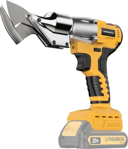 Cordless Sheet Metal Plate Cutter Attachment Metal Cutter Brushless for De-walt 20v Max Battery(Tool Only), Metal Shears 360 Degree Pivoting Head, Electric Metal Scissors for for Cutting Stainless Sheet, Metal, Iron, 221 Ft-Lbs