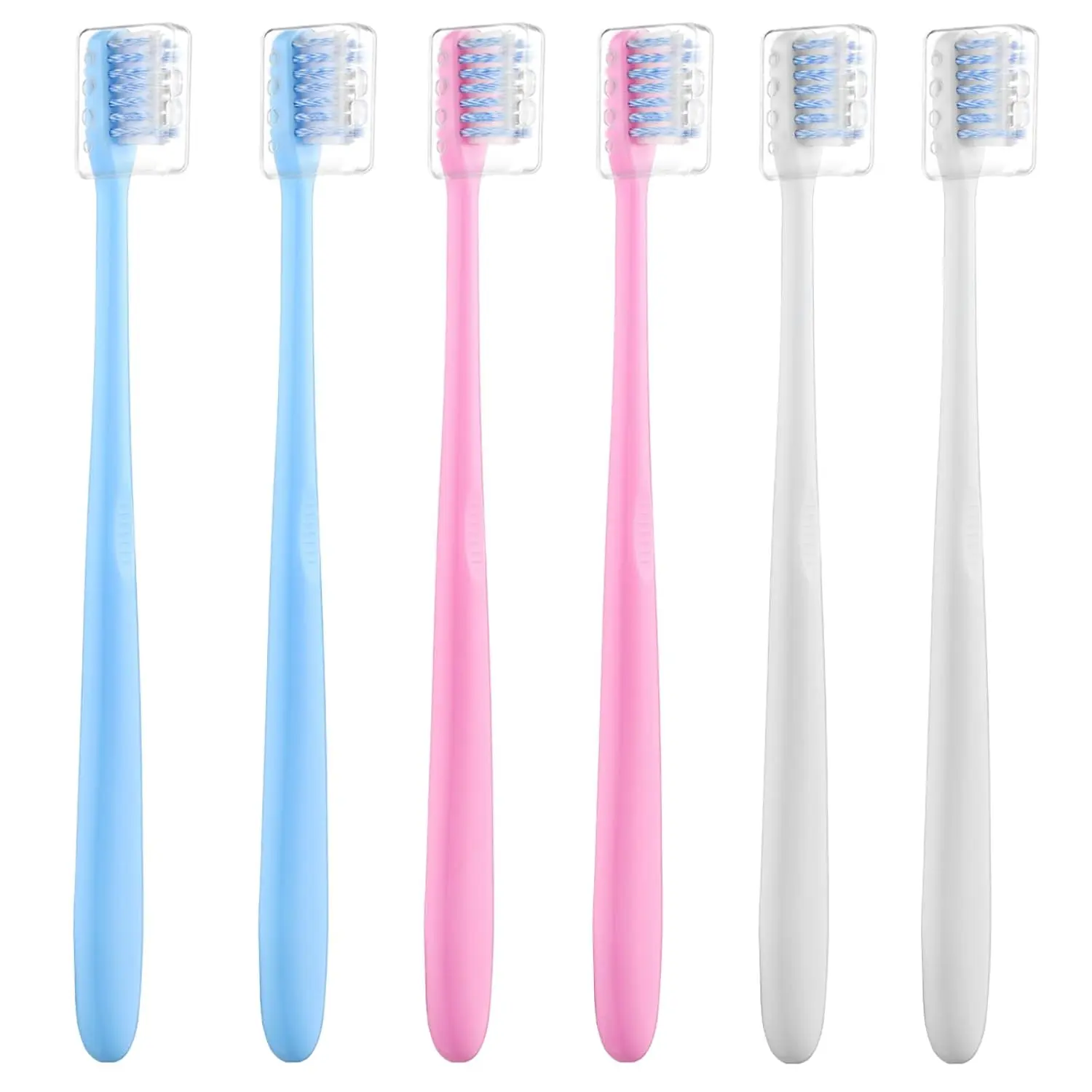 V-Shaped Orthodontic Toothbrush for Braces, Soft Bristles, 6 Count
