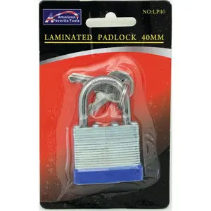 40mm Laminated Padlock with 2 Keys - Securely Lock Items