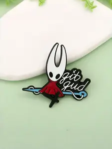 Hollow Knight Game Character Badge Cute Bee Girl Cartoon Metal Brooch Coat Pendant, Adorable Jacket Accessory
