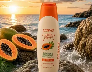 Cosmo Gluta Papaya Body Lotion - 500ml Daily Hydrating Skin Care Moisturizer