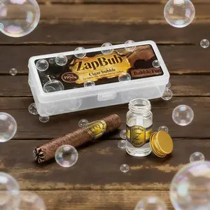 Novelty Cigar Shaped Bubble Toy Bubble Maker Stress & Anxiety Relief Relaxing Sensory Fidget Toy for Adults Fun Party Gift for Men Women