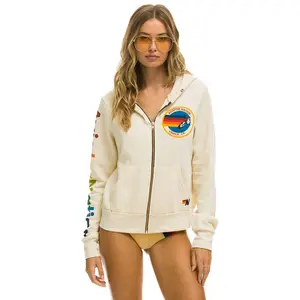 AVIATOR NATION HOODIE - VINTAGE WHITE