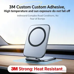 New Car Phone Holder Dual-Sided Magnetic Desktop Dashboard, Stable Non-Slip Navigation Stand, Lightweight Fashion Multi-Function Electric Vehicle Phone Magnet Holder