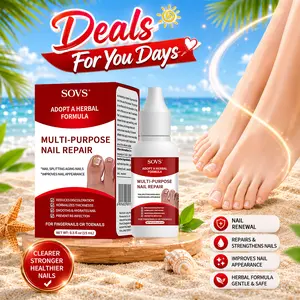 [BUY 1 GET 1 FREE] SOVS Toenail Fungus Treatment Extra Strength, Antifungal Solution for Toenail or Fingernail, Triple Action Formula for Remove Fungal, Repair and Renewal Damaged Nails, 0.5 Fl Oz，#DealsForYouDays
