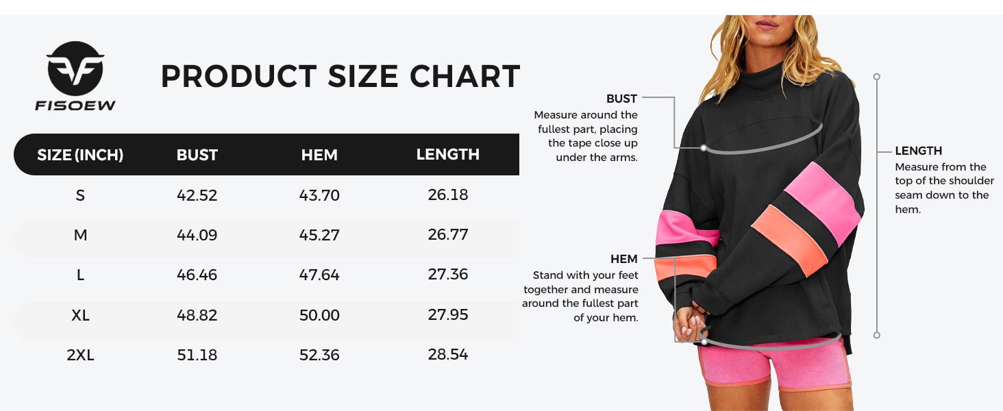 Fisoew Women's Knit Soft Minimalist Color Block Stripe High Neck Hoodie - Ribbed Lightweight Fleece Fabric, Oversized Drop Shoulder Longsleeves, Side Split Loose Casual Tunic Pullover Sweatshirt