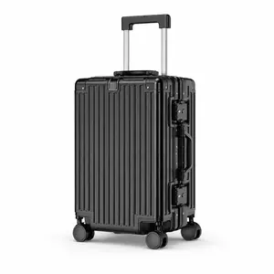 20 Inch Carry On Luggage，Travel Ready Carry On Suitcase, Aluminum Frame Hard Shell Luggage with TSA Lock, Lightweight Spinner Design for Business Travel and Weekend Adventures，Back-to-School