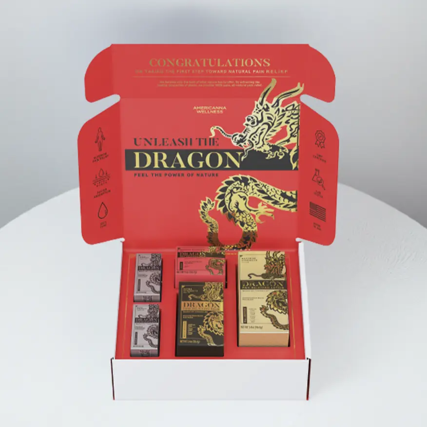 Dragon Multi Strength Box Set, Muscle & Joint Recovery Balms & Lotion for Workouts & Daily Discomfort, Fast-Acting, Smooth, Massage & Body Care Pack