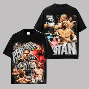 Alex Pereira Poatan UFC Champion Graphic Tee, MMA Fighter Vintage T-Shirt, Kickboxing Legend Shirt, Fight Night Streetwear Unisex Tee, Gift For UFC Fans