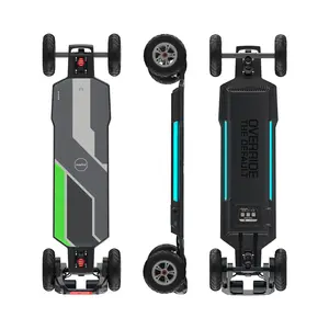 Maxfind Cyber Ultra All-Terrain Electric Skateboard for Off-Road,Dual Belt Motors,37 MPH, 37-Mile Range,