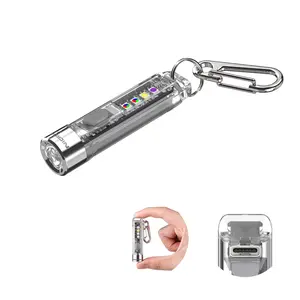 TikTokShopNewYearDeals Nicron K11 2.0 Rechargeable Keychain Flashlight Light Weight 400 Hight Lumen with Extra 4 Sidelight IPX4 EDC Mini Flashlight Be Used for Camping Outdoors Emergency Use