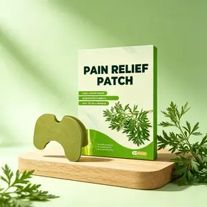 Wormwood Pain Relief Patch 10 Pcs – Long-Lasting Knee Pain Relief – Soothes Aching Joints, Muscle Soreness & Stiffness – Easy to Use & Remove – Natural Herbal Formula for Knee, Back, Shoulder & Neck