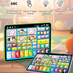 Multilingual Interactive Montessori Toy for Kids Aged 1-3 Years, Educational Learning Tablet for Early Childhood Development, Learning Entertainment Tablet