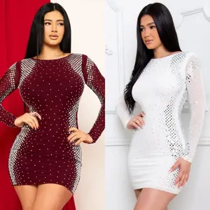 Annita Square and Rhinestone Dress