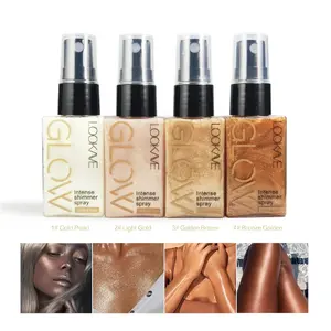 4-Pack Liquid Highlighter Brightening Contour Highlighter Spray Pearl Spray Body Makeup Radiant Shimmer