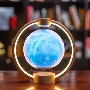 Maglev Moon Light Bluetooth 3D Stereo Diy Colorful Glare Birthday Gift