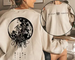 Sleep Token 2 Sides Shirt, Sleep Token Sweatshirt, Retro Rock Band Hoodie, Sleep Token Tour Merch