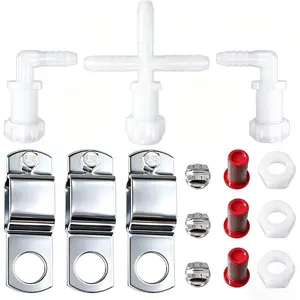 Boom Repair Kit, Sprayer  with 8001-VS Tips 50 Mesh Screens and 1" Square Clamps, 3/8" Nozzle  ( and Elbows), Nozzle  Nuts and Caps for Agricultural Sprayers 1" Square