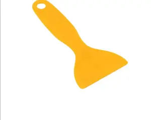Yellow Vinyl Wrap Squeegee, Plastic Scraper Tool for Car Wrap Film, Decal Sticker Applicator, Bubble Remover