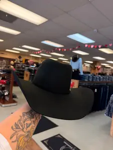 Men western hat black Texas