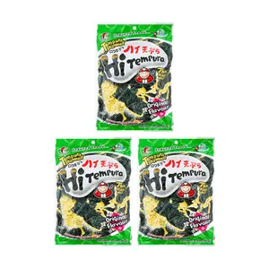 Tao Kae Noi Tempura Seaweed Original Flavor 40g - 3 Pack Value Bundle - Crispy Thai Snack, Popular Internet Celebrity Food