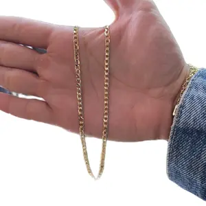 cadena cubana bañada en oro