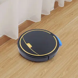 3-In-1 Robot Vacuum And Mop 2800Pa Suction Sweeper With Remote Control 50-60 Mins Runtime Self-Charging For Hard Floors