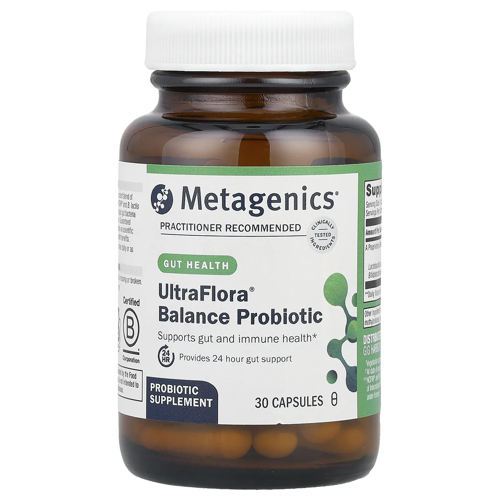 Metagenics UltraFlora® Balance Probiotic, 55 mg (15 Billion CFU), 30 Capsules Metagenics UltraFlora® Balance Probiotic, 55 mg (15 Billion CFU), 30 Capsules