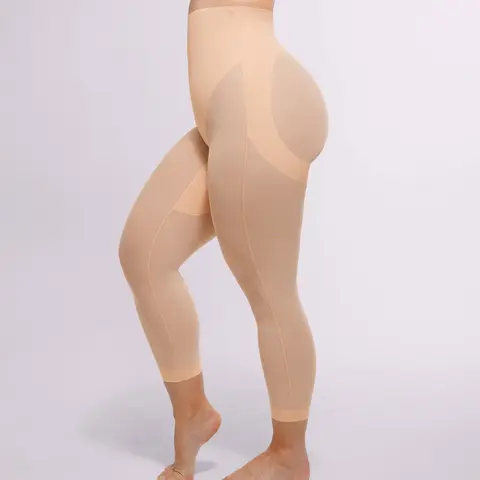Shapellx BOOT-YEAH MeshSmooth Butt-Lifting Capri Sales Beige Legging