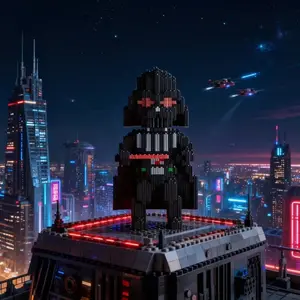 1068 Piece Creative Building Blocks Set, Building Block Sets, Building Block Model, Adult Youth Fun DIY Kit, Perfect Birthday Gift or Thanksgiving Christmas Present