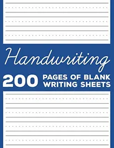 Cursive Handwriting Sheets: For Kids, Students and Adults Cursive Writing Practice 200 Pages 8.5 x 11 Inches