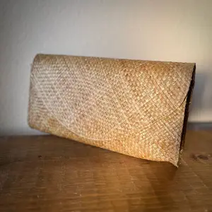 Woven Away Tikog Clutch