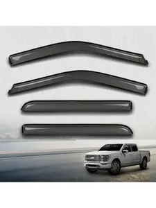 Fit For 2015-2026 Ford F-150 SuperCrew Window Vent Visor Rain Guards Deflector