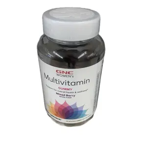 GNC Women's Multivitamin Gummy Mixed Berry Flavor 120 Gummies - Health & Wellness Supplement - Healthcare Dietary Fitness Edible Optimum
