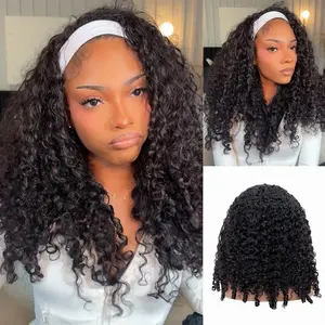 Burmese curly half wig