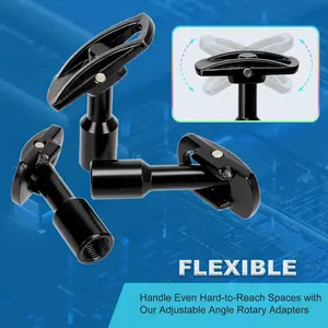 Axle Bearing Remove Puller Tool Kit, Slide Hammer and Bearing Remover Set with Slide Hammer Yoke and 3 Rear Axle Puller Adapters, 1" to 2-7/8"