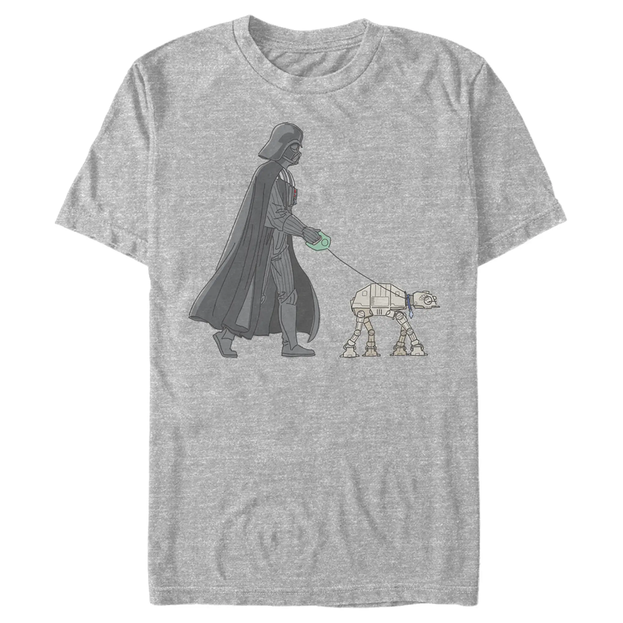 Men's Star Wars Darth Vader AT-AT Walking the Dog T-Shirt Men's Star Wars Darth Vader AT-AT Walking the Dog T-Shirt